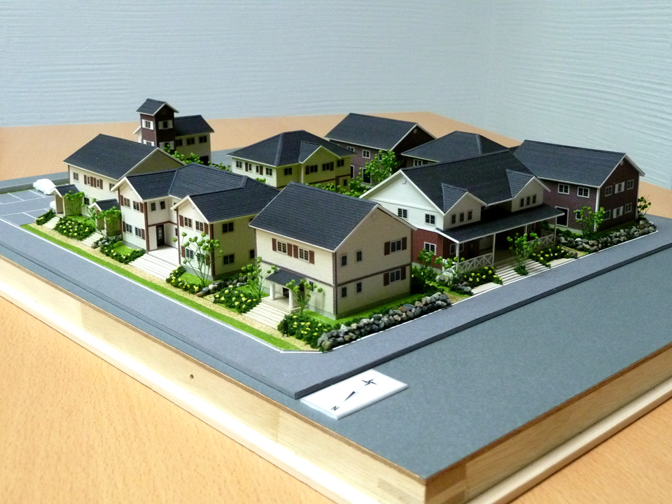 コウハウジングのイメージ模型