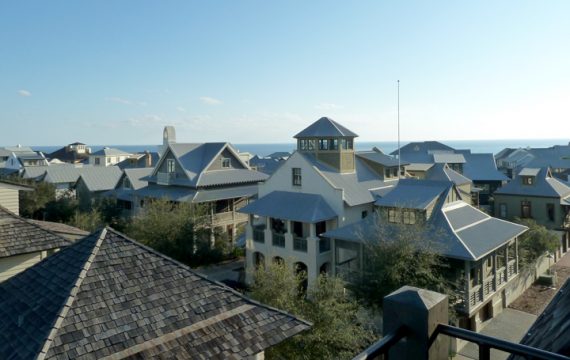 ローズマリービーチの街並み