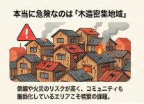 木造密集地域の危険性